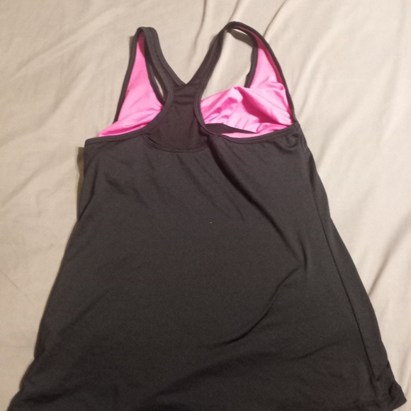 BOGO Black and pink Jillian Michaels Impact Racerback Tank Top - Picture 2 of 7